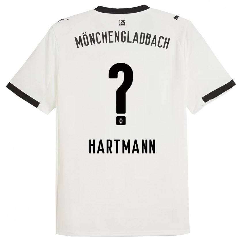 Danxen Kinder Miguel Hartmann #0 Weiß Schwarz Heimtrikot Trikot 2025/26 T-Shirt Österreich