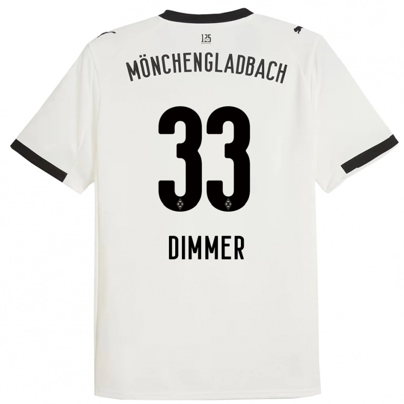 Danxen Kinder Florian Dimmer #33 Weiß Schwarz Heimtrikot Trikot 2025/26 T-Shirt Österreich