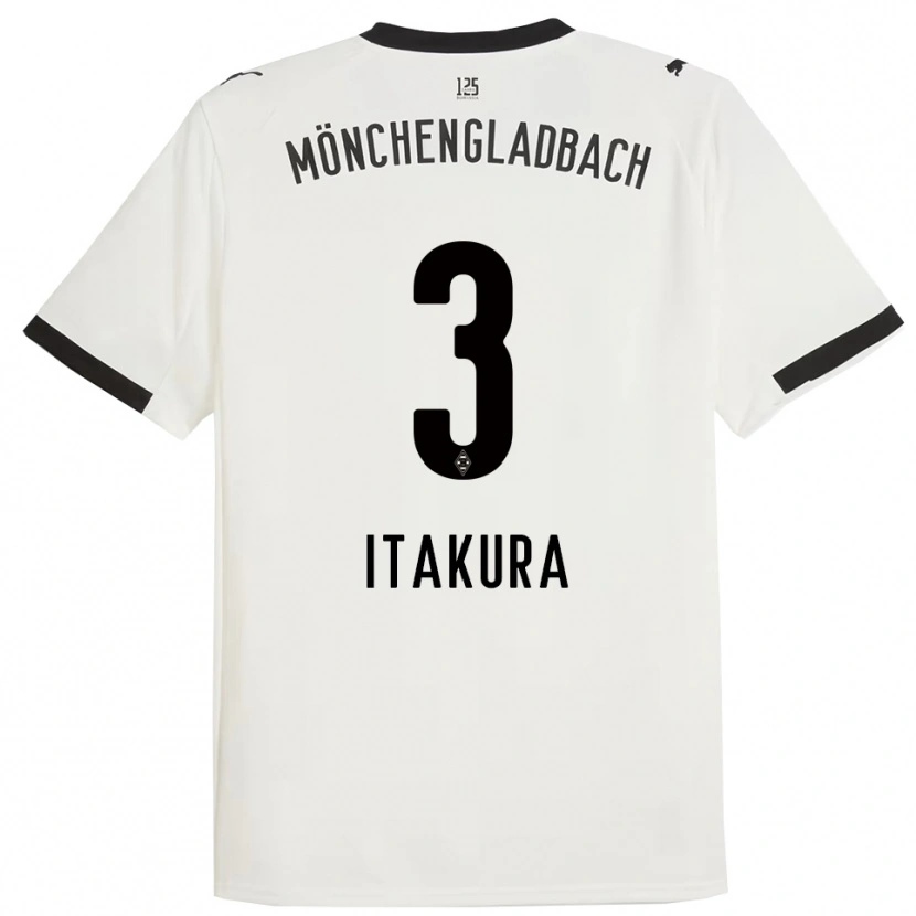 Danxen Kinder Ko Itakura #3 Weiß Schwarz Heimtrikot Trikot 2025/26 T-Shirt Österreich