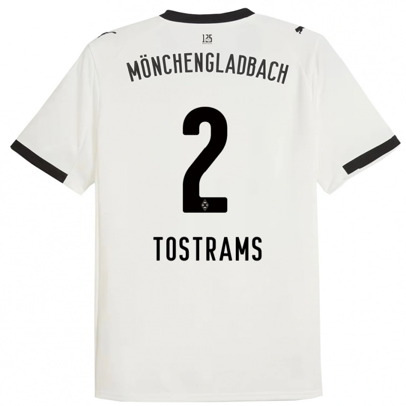 Danxen Kinder Eva Tostrams #2 Weiß Schwarz Heimtrikot Trikot 2025/26 T-Shirt Österreich
