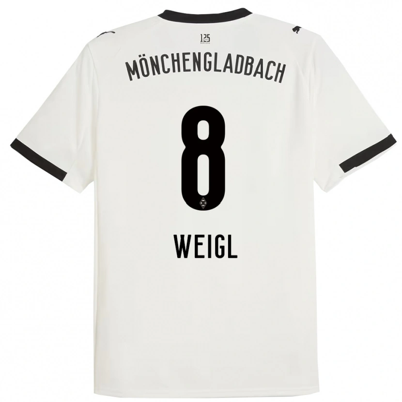 Danxen Kinder Julian Weigl #8 Weiß Schwarz Heimtrikot Trikot 2025/26 T-Shirt Österreich