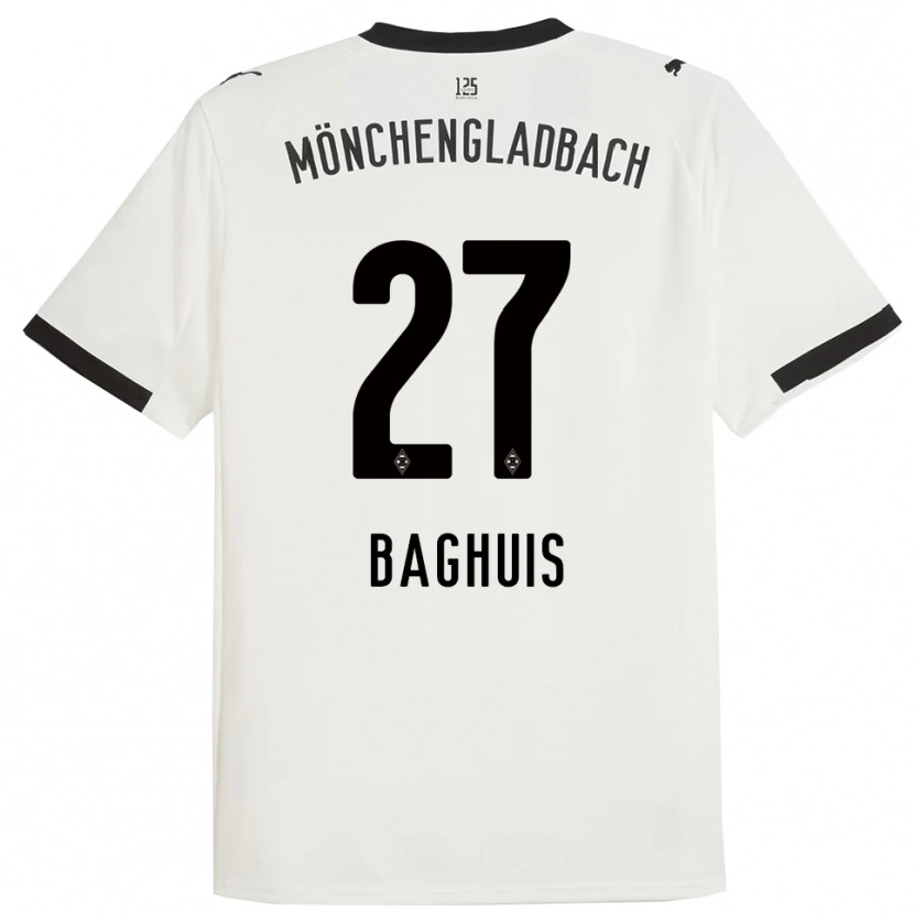 Danxen Kinder Chantal Baghuis #27 Weiß Schwarz Heimtrikot Trikot 2025/26 T-Shirt Österreich