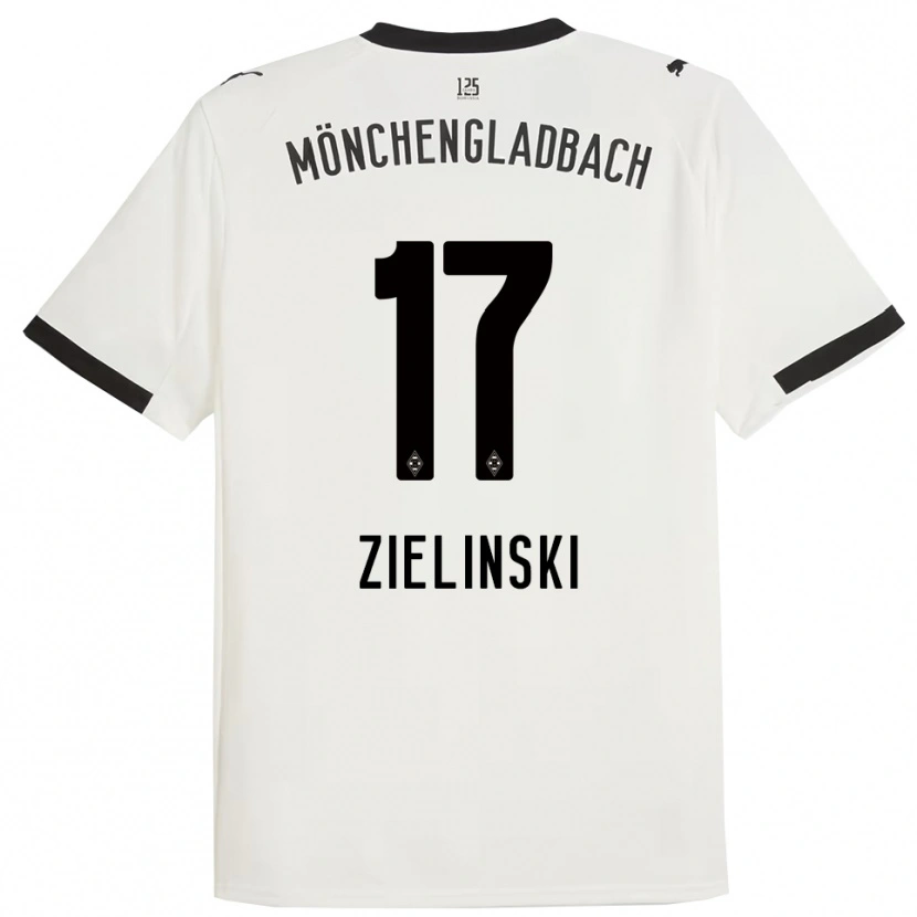 Danxen Kinder Yvonne Zielinski #17 Weiß Schwarz Heimtrikot Trikot 2025/26 T-Shirt Österreich