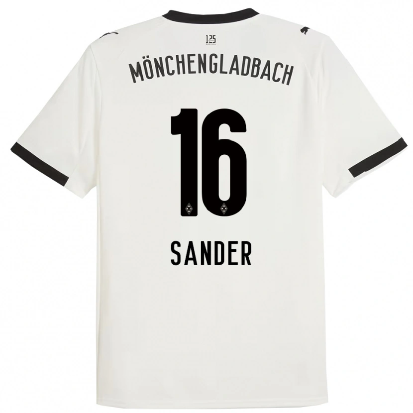 Danxen Kinder Philipp Sander #16 Weiß Schwarz Heimtrikot Trikot 2025/26 T-Shirt Österreich