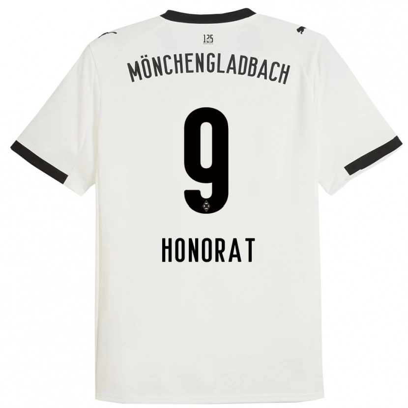 Danxen Kinder Franck Honorat #9 Weiß Schwarz Heimtrikot Trikot 2025/26 T-Shirt Österreich