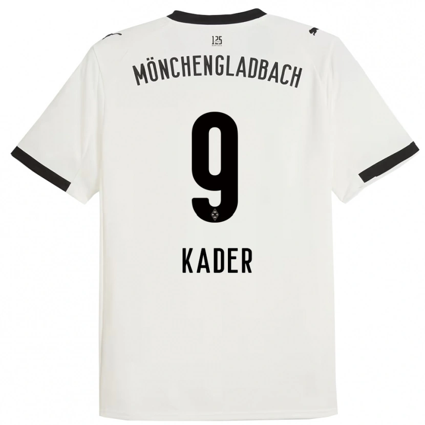 Danxen Kinder Cagatay Kader #9 Weiß Schwarz Heimtrikot Trikot 2025/26 T-Shirt Österreich