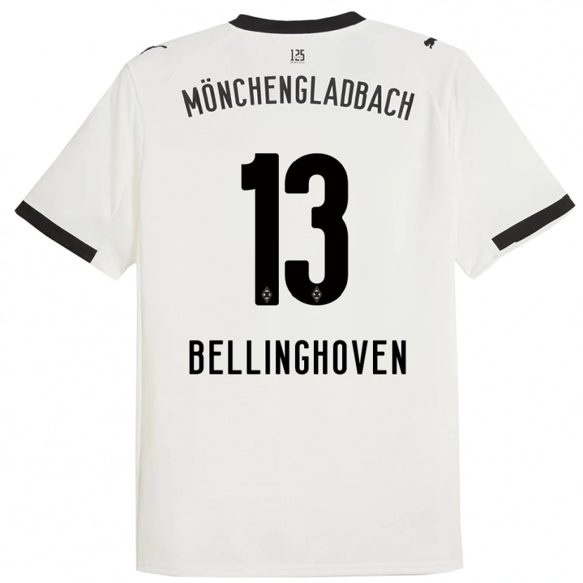 Danxen Kinder Christina Bellinghoven #13 Weiß Schwarz Heimtrikot Trikot 2025/26 T-Shirt Österreich