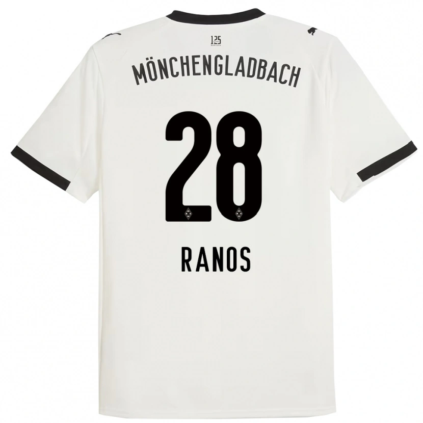 Danxen Kinder Grant-Leon Ranos #28 Weiß Schwarz Heimtrikot Trikot 2025/26 T-Shirt Österreich