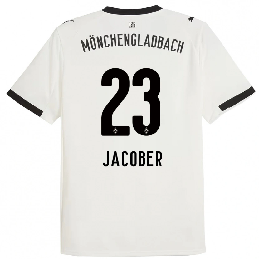 Danxen Kinder Magdalena Jacober #23 Weiß Schwarz Heimtrikot Trikot 2025/26 T-Shirt Österreich
