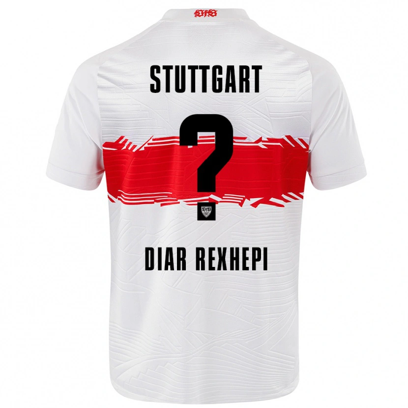 Danxen Kinder Diar Rexhepi #0 Weiß Rot Heimtrikot Trikot 2025/26 T-Shirt Österreich