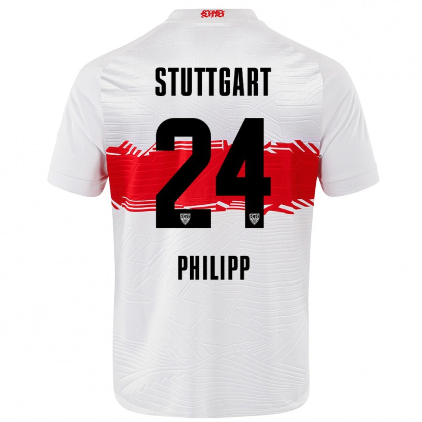 Danxen Kinder Celine Philipp #24 Weiß Rot Heimtrikot Trikot 2025/26 T-Shirt Österreich
