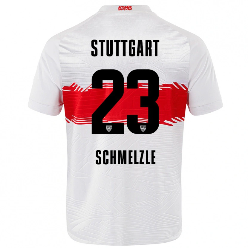 Danxen Kinder Marlen Schmelzle #23 Weiß Rot Heimtrikot Trikot 2025/26 T-Shirt Österreich
