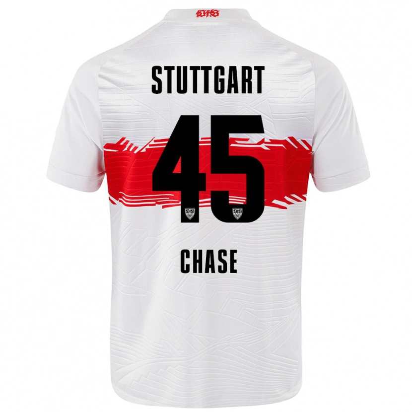 Danxen Kinder Anrie Chase #45 Weiß Rot Heimtrikot Trikot 2025/26 T-Shirt Österreich