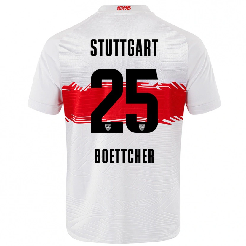 Danxen Kinder Eve Boettcher #25 Weiß Rot Heimtrikot Trikot 2025/26 T-Shirt Österreich