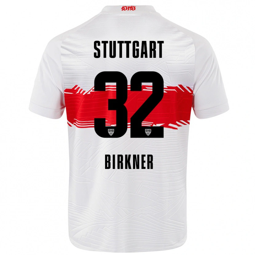 Danxen Kinder Hanna Birkner #32 Weiß Rot Heimtrikot Trikot 2025/26 T-Shirt Österreich