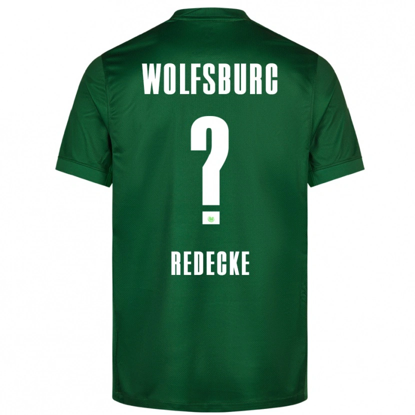 Danxen Kinder Jan Redecke #0 Grün Weiß Heimtrikot Trikot 2025/26 T-Shirt Österreich
