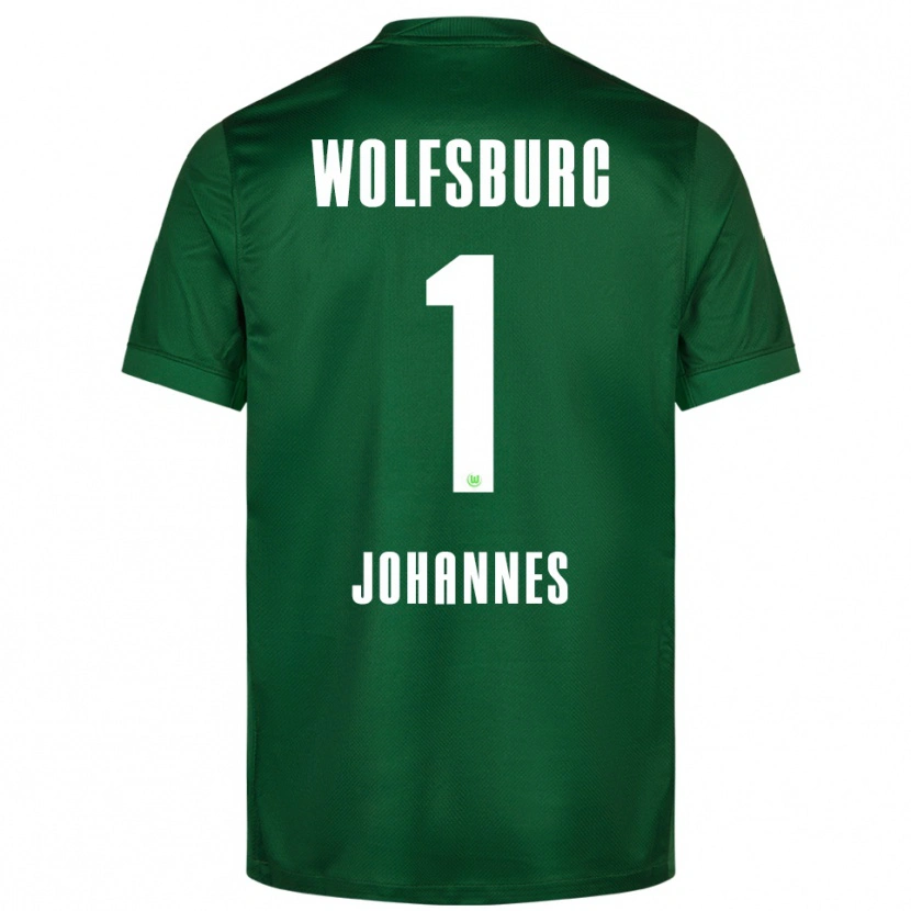 Danxen Kinder Stina Johannes #1 Grün Weiß Heimtrikot Trikot 2025/26 T-Shirt Österreich