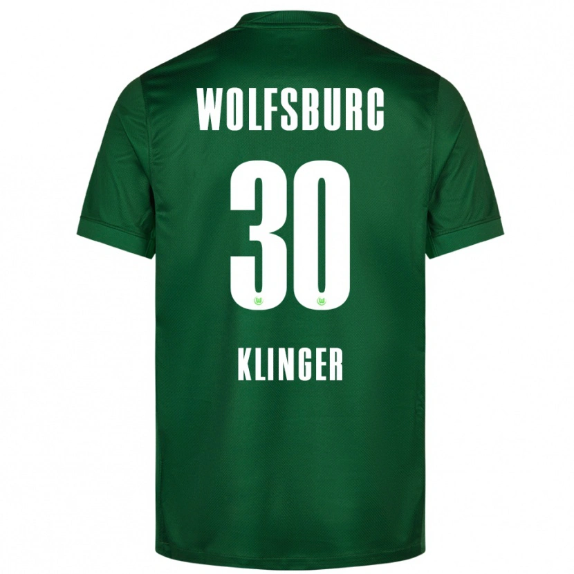 Danxen Kinder Niklas Klinger #30 Grün Weiß Heimtrikot Trikot 2025/26 T-Shirt Österreich