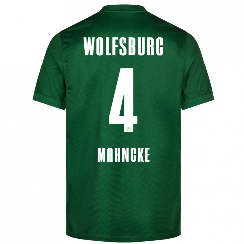 Danxen Kinder Arne Mahncke #4 Grün Weiß Heimtrikot Trikot 2025/26 T-Shirt Österreich