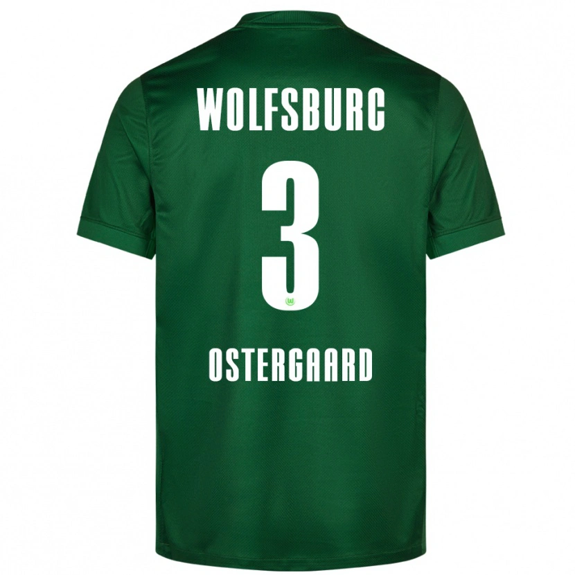 Danxen Kinder Christian Östergaard #3 Grün Weiß Heimtrikot Trikot 2025/26 T-Shirt Österreich