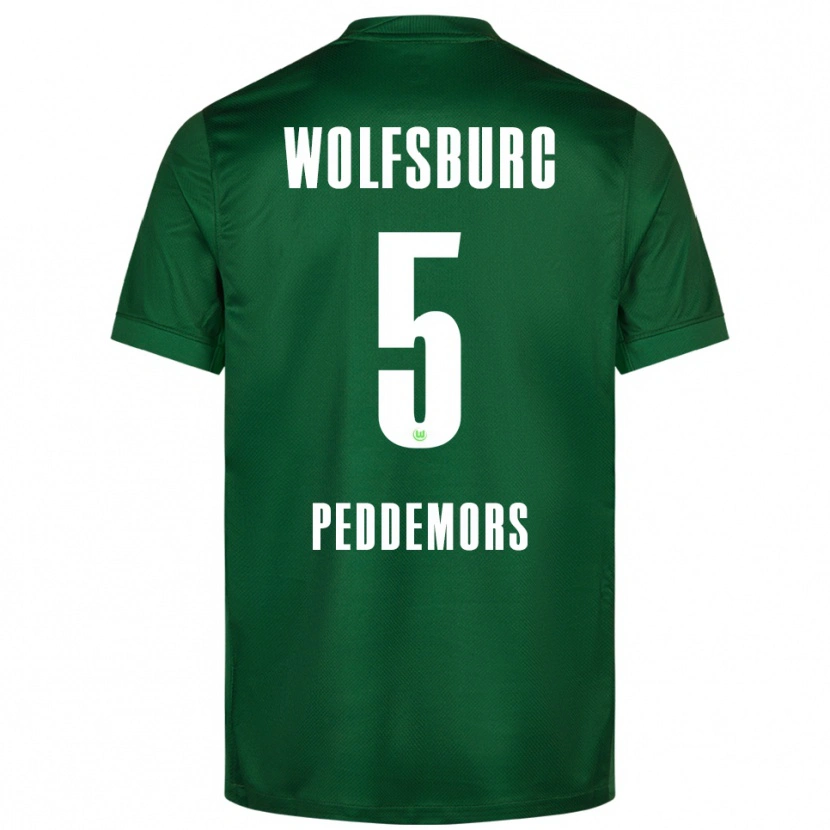 Danxen Kinder Ella Peddemors #5 Grün Weiß Heimtrikot Trikot 2025/26 T-Shirt Österreich