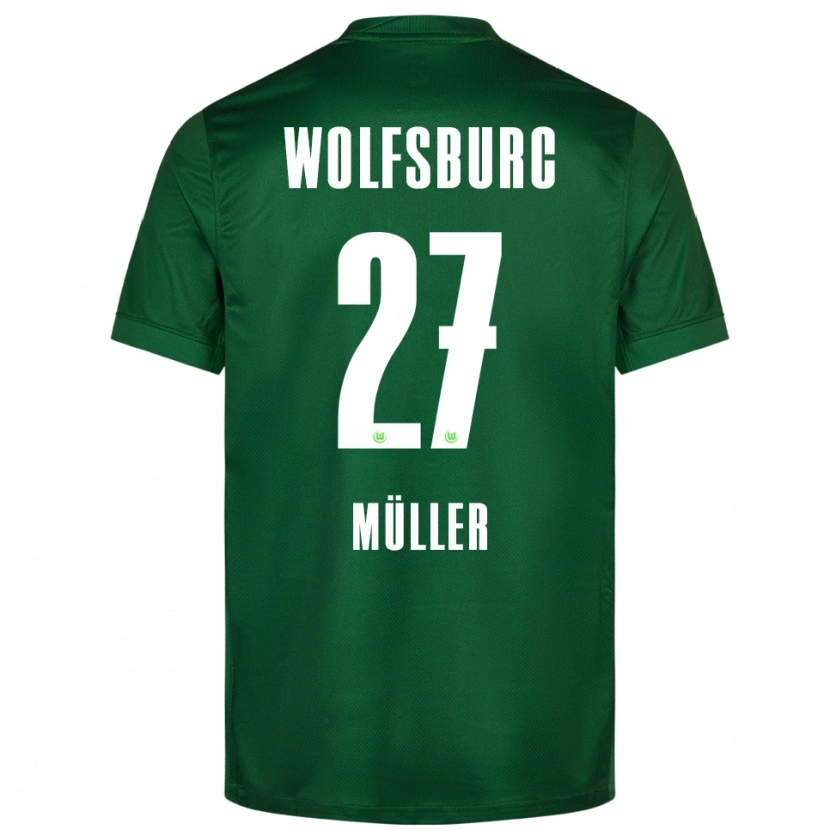 Danxen Kinder Fabio Müller #27 Grün Weiß Heimtrikot Trikot 2025/26 T-Shirt Österreich