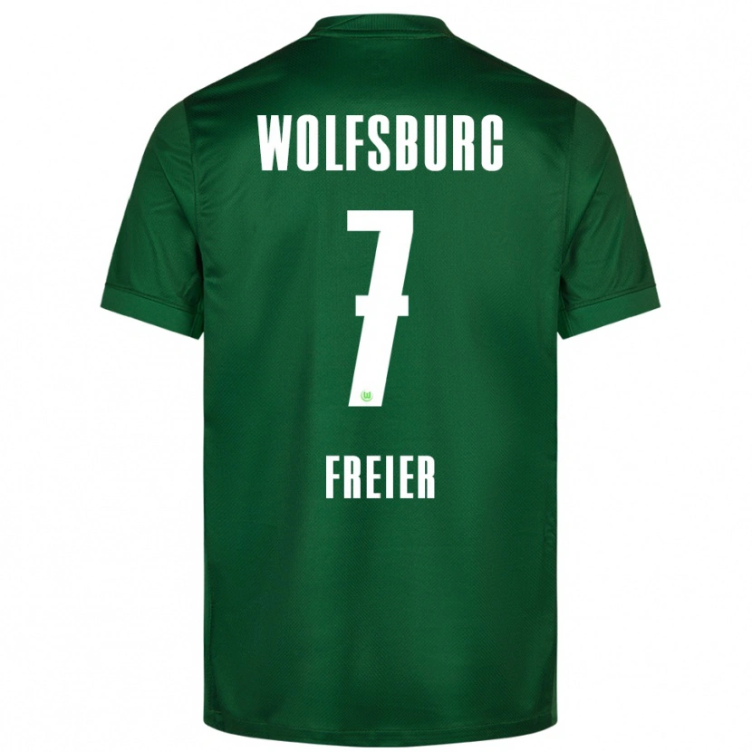 Danxen Kinder Sharn Freier #7 Grün Weiß Heimtrikot Trikot 2025/26 T-Shirt Österreich