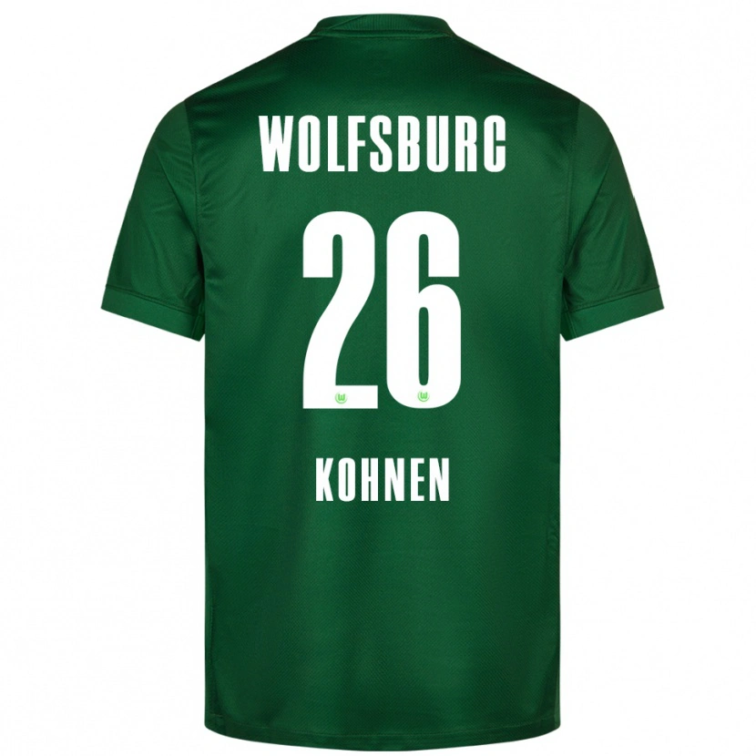 Danxen Kinder Ben Kohnen #26 Grün Weiß Heimtrikot Trikot 2025/26 T-Shirt Österreich