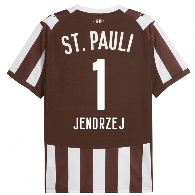 Danxen Kinder Kevin Jendrzej #1 Kaffee Weiß Heimtrikot Trikot 2025/26 T-Shirt Österreich