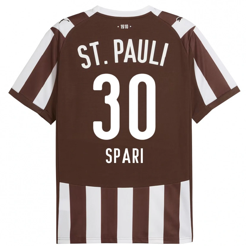 Danxen Kinder Simon Spari #30 Kaffee Weiß Heimtrikot Trikot 2025/26 T-Shirt Österreich