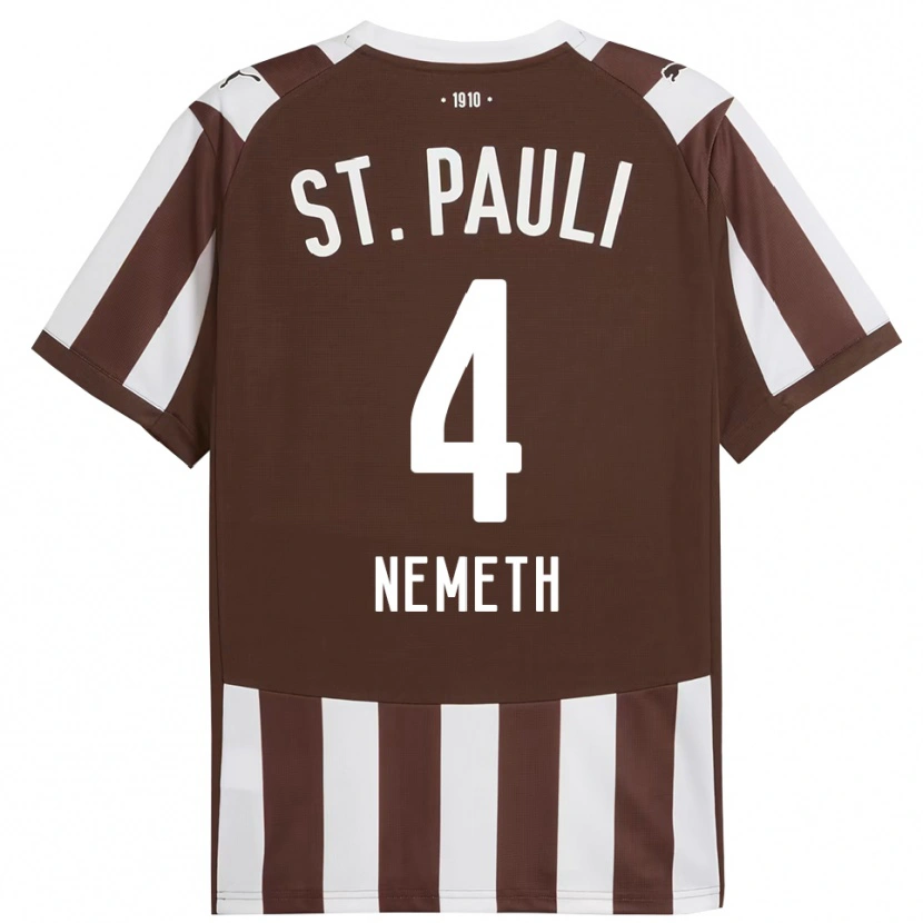 Danxen Kinder David Nemeth #4 Kaffee Weiß Heimtrikot Trikot 2025/26 T-Shirt Österreich