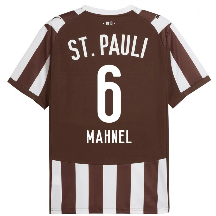 Danxen Kinder Thieß Mahnel #6 Kaffee Weiß Heimtrikot Trikot 2025/26 T-Shirt Österreich