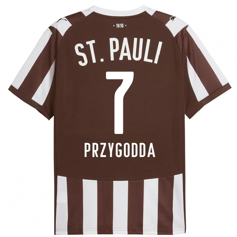 Danxen Kinder Claudio Fabrizio Gonzalez Przygodda #7 Kaffee Weiß Heimtrikot Trikot 2025/26 T-Shirt Österreich