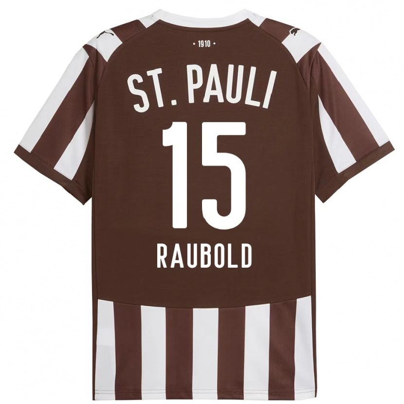 Danxen Kinder Jannis Raubold #15 Kaffee Weiß Heimtrikot Trikot 2025/26 T-Shirt Österreich