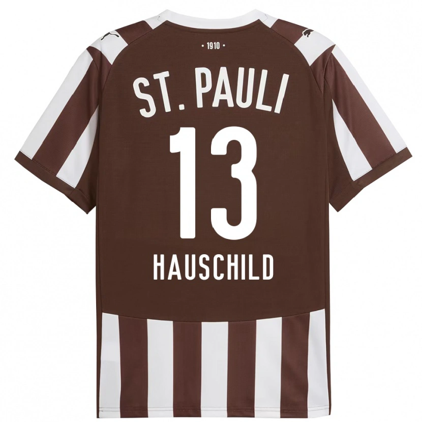 Danxen Kinder Janice Hauschild #13 Kaffee Weiß Heimtrikot Trikot 2025/26 T-Shirt Österreich