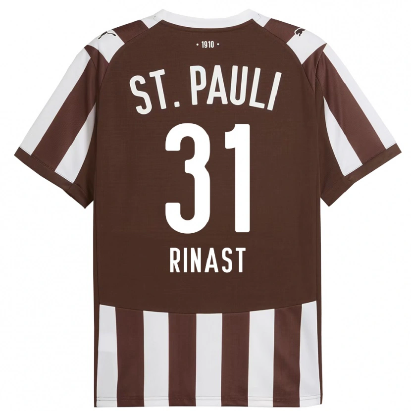 Danxen Kinder Rachel Rinast #31 Kaffee Weiß Heimtrikot Trikot 2025/26 T-Shirt Österreich