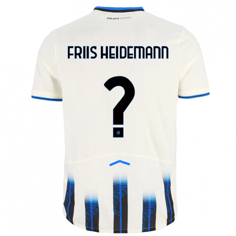Danxen Kinder Lukas Friis Heidemann #0 Weiß Blau Auswärtstrikot Trikot 2025/26 T-Shirt Österreich