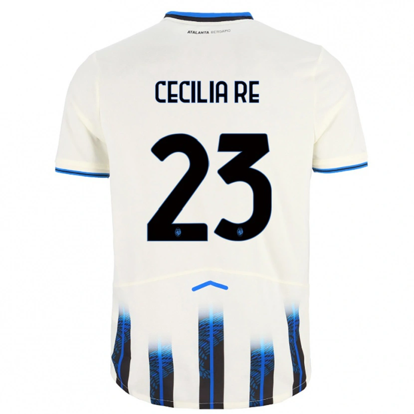 Danxen Kinder Cecilia Re #23 Weiß Blau Auswärtstrikot Trikot 2025/26 T-Shirt Österreich
