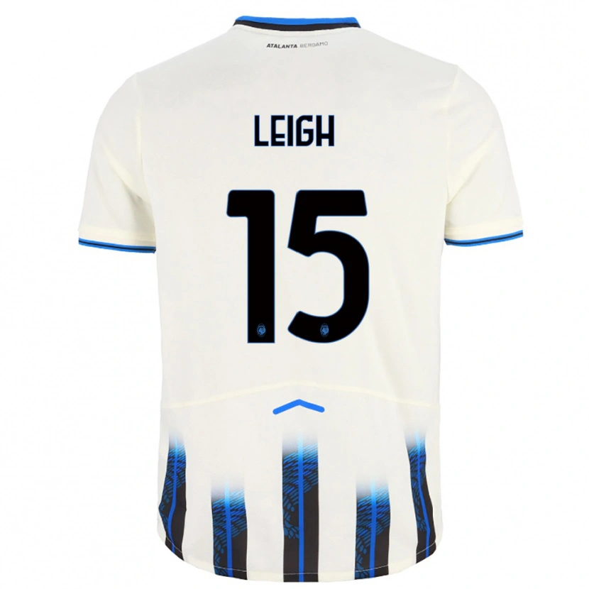Danxen Kinder Adrienne Leigh #15 Weiß Blau Auswärtstrikot Trikot 2025/26 T-Shirt Österreich