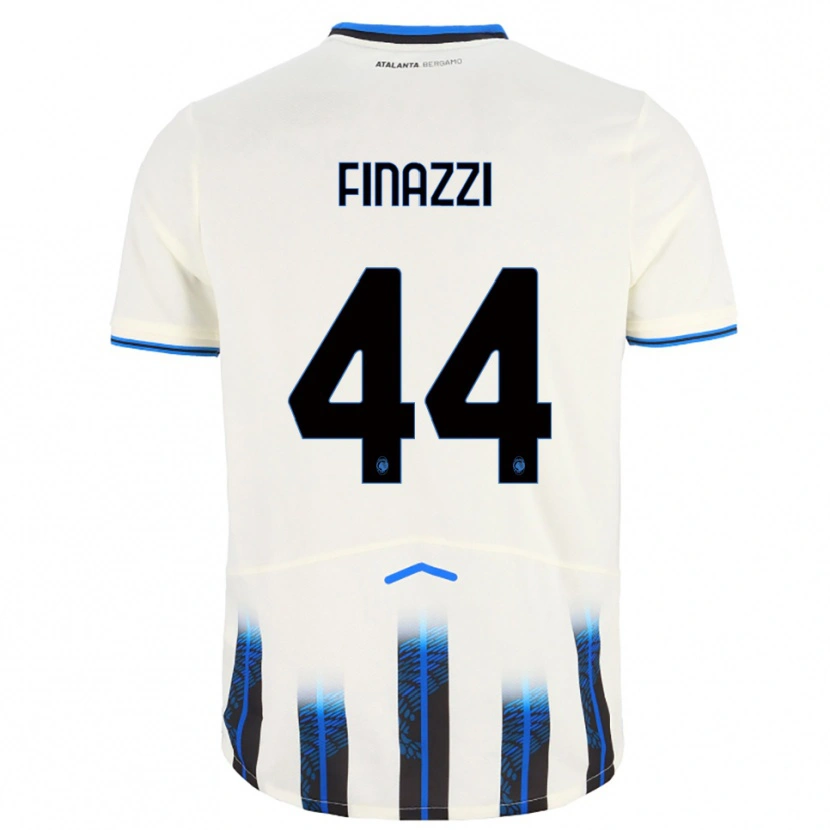 Danxen Kinder Riccardo Finazzi #44 Weiß Blau Auswärtstrikot Trikot 2025/26 T-Shirt Österreich