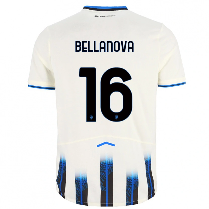 Danxen Kinder Raoul Bellanova #16 Weiß Blau Auswärtstrikot Trikot 2025/26 T-Shirt Österreich
