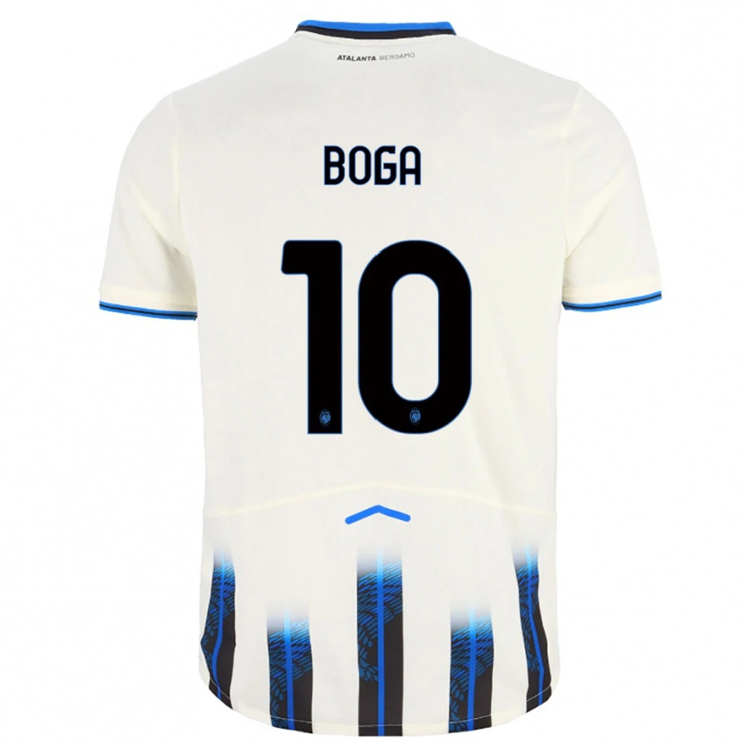 Danxen Kinder Jeremie Boga #10 Weiß Blau Auswärtstrikot Trikot 2025/26 T-Shirt Österreich