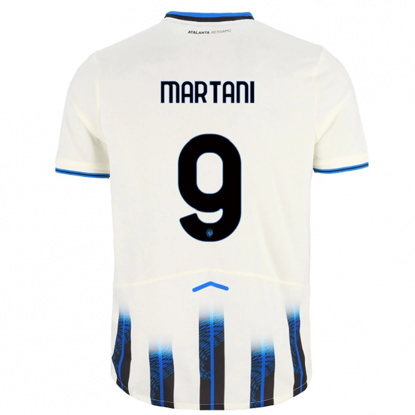 Danxen Kinder Alice Martani #9 Weiß Blau Auswärtstrikot Trikot 2025/26 T-Shirt Österreich
