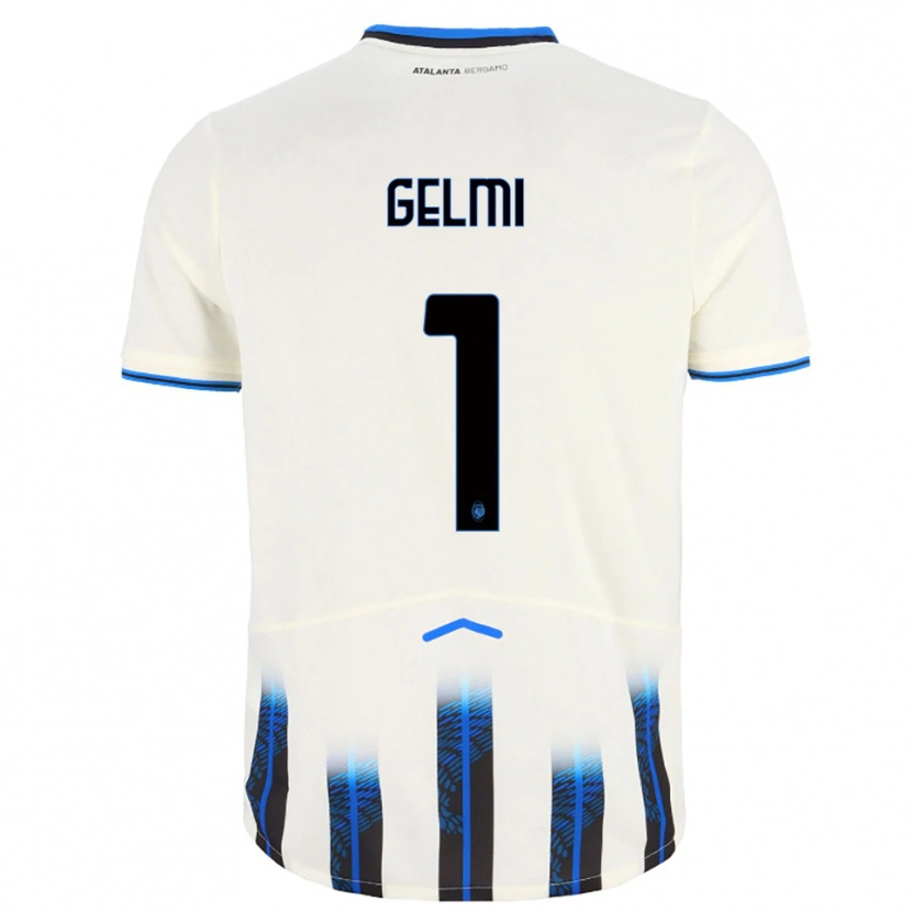 Danxen Kinder Ludovico Gelmi #1 Weiß Blau Auswärtstrikot Trikot 2025/26 T-Shirt Österreich