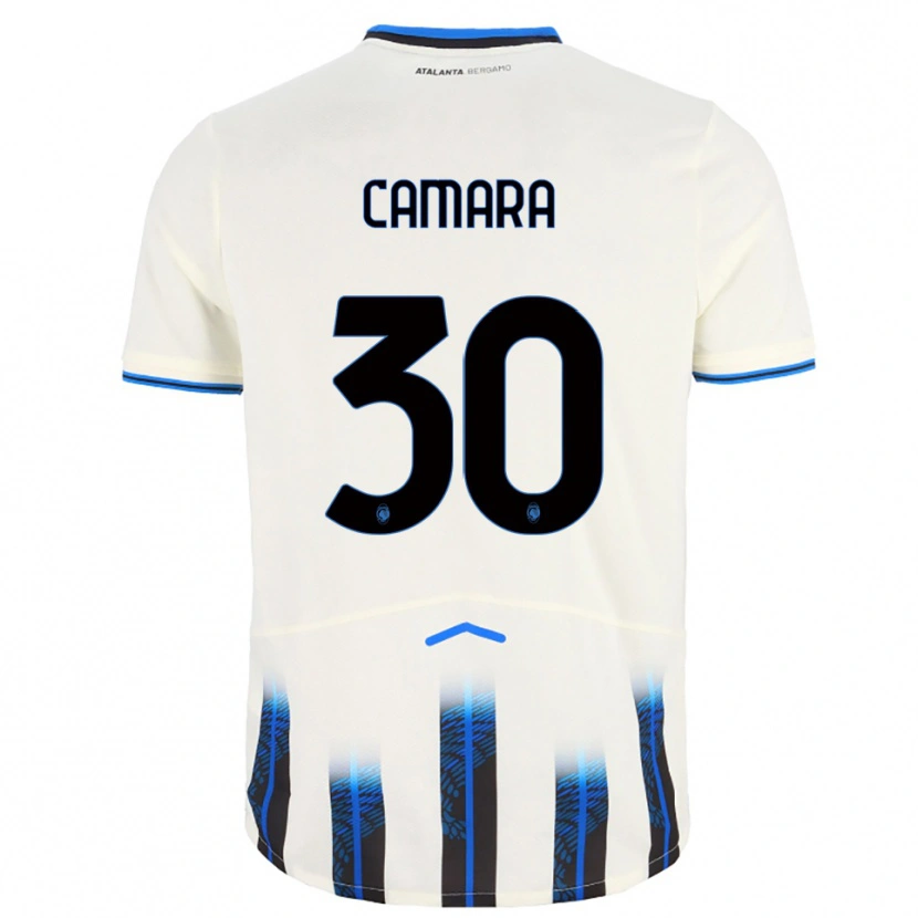 Danxen Kinder Henry Camara #30 Weiß Blau Auswärtstrikot Trikot 2025/26 T-Shirt Österreich
