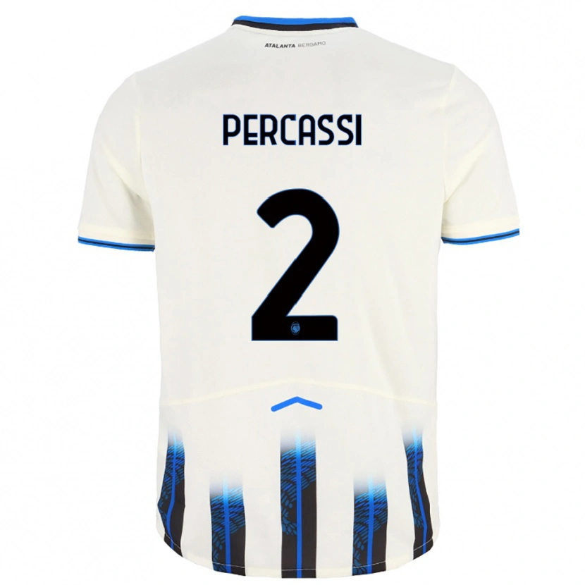Danxen Kinder Giovanni Percassi #2 Weiß Blau Auswärtstrikot Trikot 2025/26 T-Shirt Österreich
