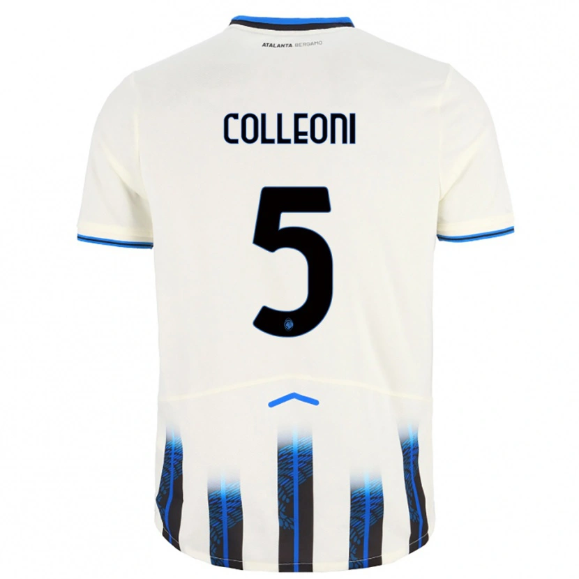 Danxen Kinder Giorgio Colleoni #5 Weiß Blau Auswärtstrikot Trikot 2025/26 T-Shirt Österreich