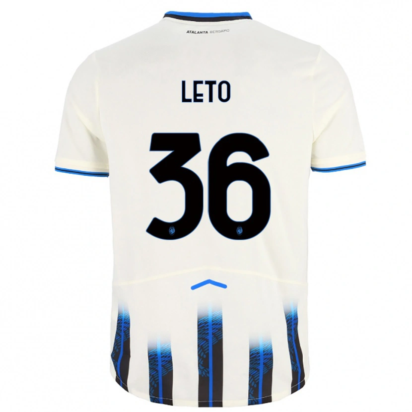 Danxen Kinder Manuel Leto #36 Weiß Blau Auswärtstrikot Trikot 2025/26 T-Shirt Österreich