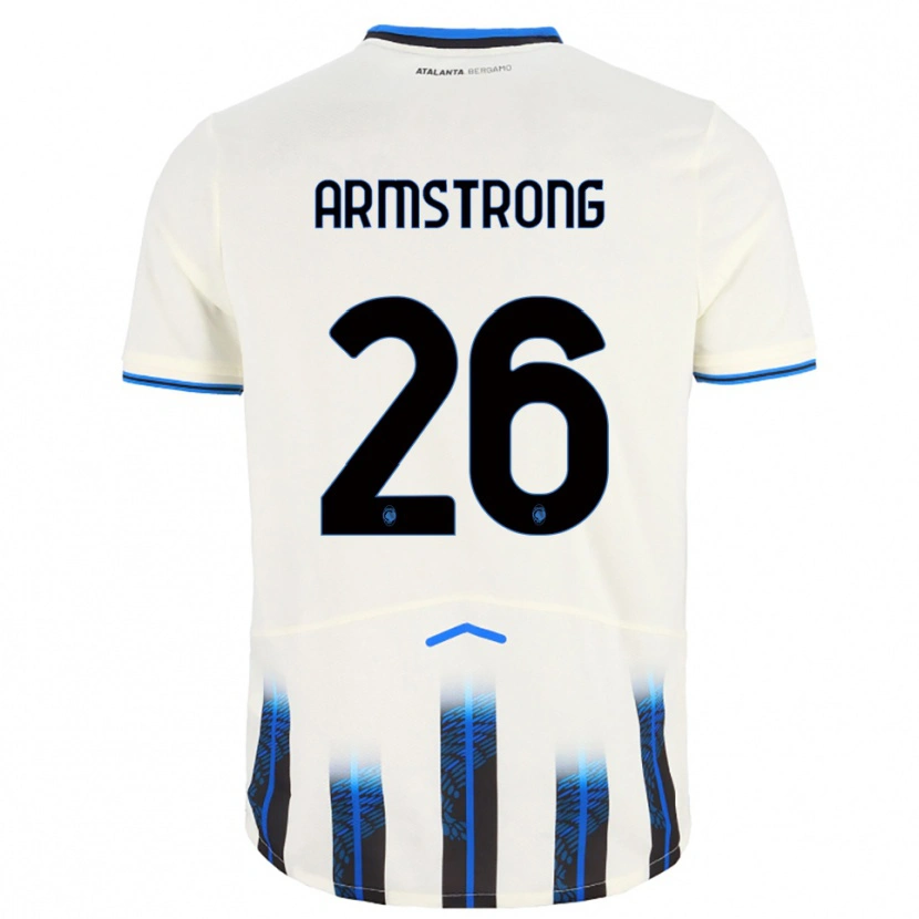 Danxen Kinder Daniel Armstrong #26 Weiß Blau Auswärtstrikot Trikot 2025/26 T-Shirt Österreich