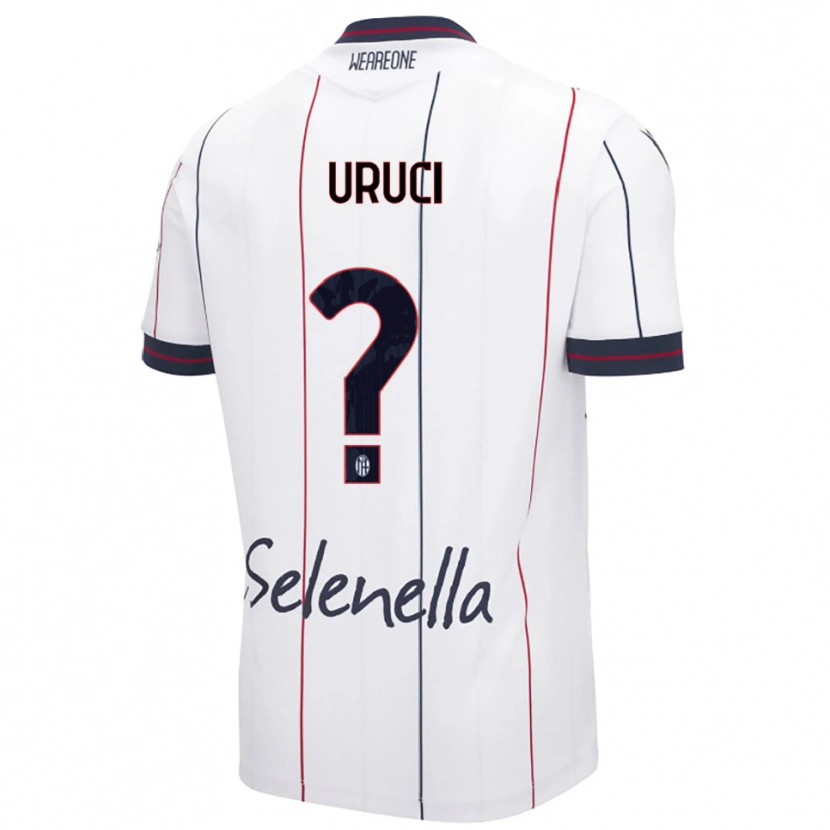 Danxen Kinder Klejton Uruci #0 Weiß Königsblau Auswärtstrikot Trikot 2025/26 T-Shirt Österreich